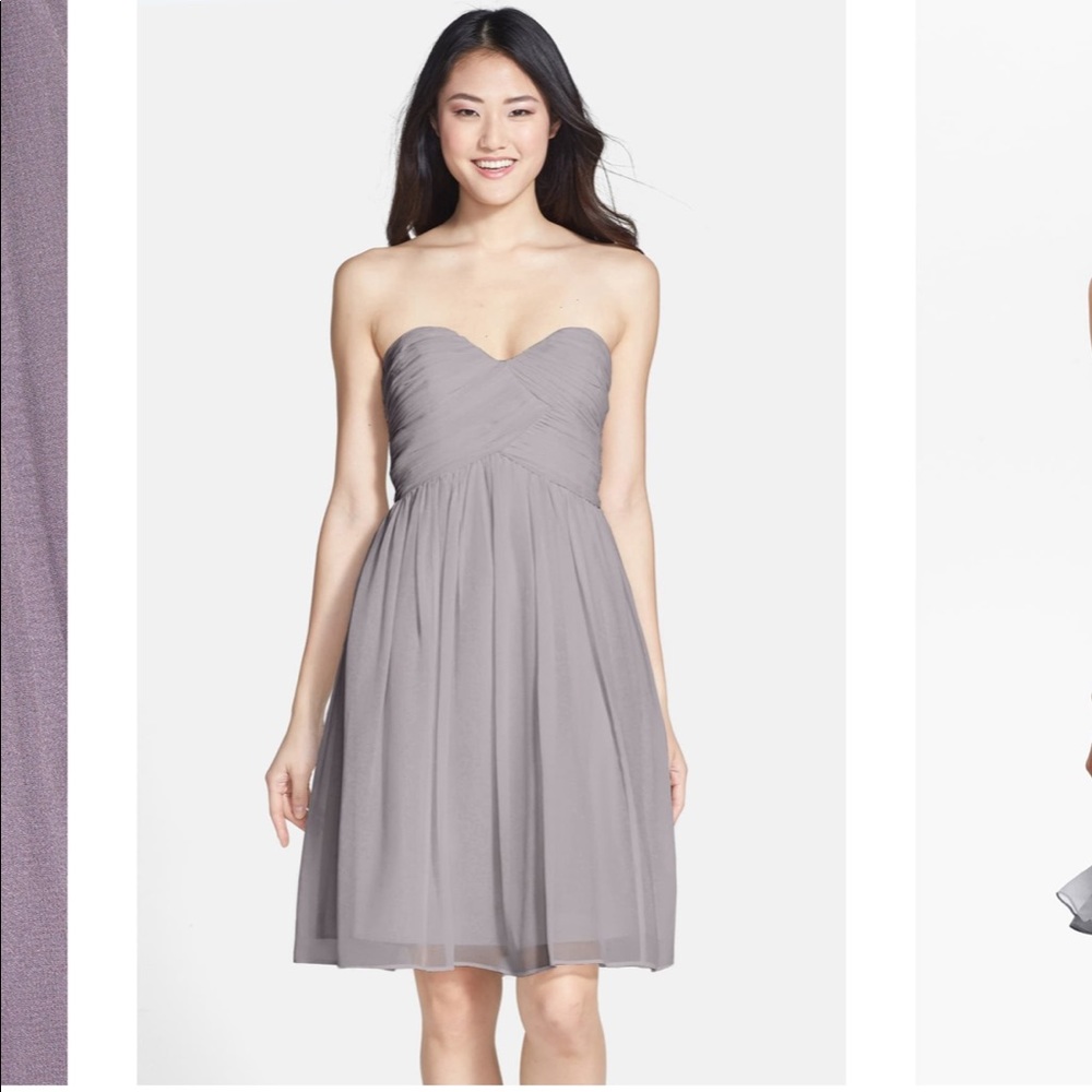 Donna Morgan ‘Morgan’ strapless chiffon dress